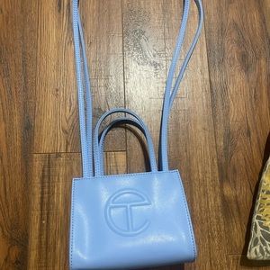 Telfar Cerulean small shopping bag